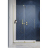 Kabina prysznicowa 80 Furo Walk-in Brushed Gold Radaway (10106438-99-01L + 10110394-01-01)