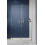 Kabina prysznicowa 80 Furo Walk-in Brushed Gold Radaway (10106438-99-01L + 10110394-01-01)
