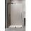 Kabina prysznicowa 80 Furo SL Walk-in Black Radaway (10306438-54-01L + 10110394-01-01)