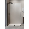 Kabina prysznicowa 80 Furo SL Walk-in Black Radaway (10306438-54-01L + 10110394-01-01)