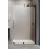 Kabina prysznicowa 80 Furo SL Walk-in Black Radaway (10306438-54-01L + 10110394-01-01)