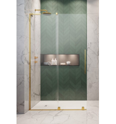 Kabina prysznicowa 80 Furo SL Walk-in Gold Radaway (10306438-09-01L + 10110394-01-01)