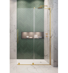 Kabina prysznicowa 90 Furo SL Walk-in Gold Radaway (10306488-09-01R + 10110444-01-01)