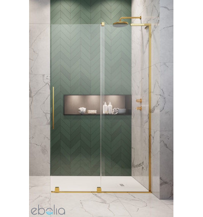 Kabina prysznicowa 80 Furo SL Walk-in Gold Radaway (10306438-09-01L + 10110394-01-01)