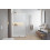 Kabina prysznicowa 80 Furo SL Walk-in Brushed Copper Radaway (10306438-93-01L + 10110394-01-01)