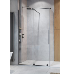 Kabina prysznicowa 100x110 Furo KDJ Brushed GunMetal Radaway (10104522-92-01L + 10110480-01-01 + 10113110-01-01)