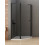 Kabina asymetryczna New Soleo Black New Trendy (K-0614)