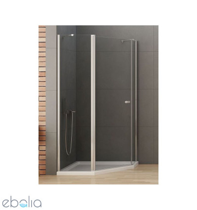 Kabina pięciokątna aymetryczna 100x80 New Soleo New Trendy (K-0608)