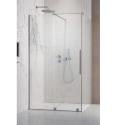 Kabina prysznicowa 90x70 Furo KDJ Brushed Nickel Radaway (10104472-91-01L + 10110430-01-01 + 10113070-01-01)