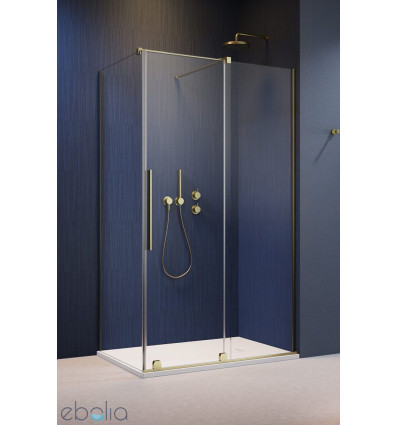 Kabina prysznicowa 90x70 Furo KDJ Brushed GunMetal Radaway (10104472-92-01L + 10110430-01-01 + 10113070-01-01)