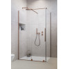 Kabina prysznicowa 90x70 Furo KDJ Brushed Copper Radaway (10104472-93-01L + 10110430-01-01 + 10113070-01-01)