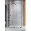 Kabina prysznicowa 90x70 Furo KDJ Brushed GunMetal Radaway (10104472-92-01L + 10110430-01-01 + 10113070-01-01)