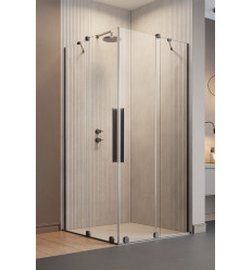 Kabina prysznicowa 80Lx80P Furo KDD Brushed GunMetal Radaway (10105080-92-01L + 10105080-92-01R)