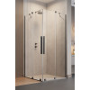 Kabina prysznicowa 80Lx80P Furo KDD Brushed GunMetal Radaway (10105080-92-01L + 10105080-92-01R)