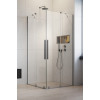 Kabina prysznicowa 80Lx80P Furo KDD Brushed Nickel Radaway (10105080-91-01L + 10105080-91-01R)