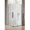 Kabina prysznicowa 80Lx80P Furo Brushed Copper KDD Radaway (10105080-93-01L + 10105080-93-01R)