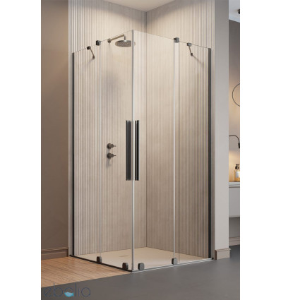 Kabina prysznicowa 80Lx80P Furo KDD Brushed GunMetal Radaway (10105080-92-01L + 10105080-92-01R)