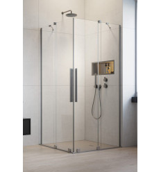 Kabina prysznicowa 80Lx80P Furo KDD Brushed Nickel Radaway (10105080-91-01L + 10105080-91-01R)
