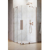 Kabina prysznicowa 80Lx80P Furo Brushed Copper KDD Radaway (10105080-93-01L + 10105080-93-01R)