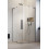 Kabina prysznicowa 80Lx80P Furo SL KDD Brushed Nickel Radaway (10305080-91-01L + 10305080-91-01R)