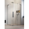 Kabina prysznicowa 80Lx80P Furo SL KDD Brushed Nickel Radaway (10305080-91-01L + 10305080-91-01R)