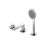 Bateria wannowa trzyotworowa chrom Lex Tres (20316102)