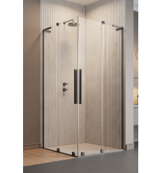 Kabina prysznicowa 80Lx80P Furo SL KDD Brushed GunMetal Radaway (10305080-92-01L + 10305080-92-01R)
