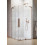 Kabina prysznicowa 80Lx80P Furo SL KDD Brushed Copper Radaway (10305080-93-01L + 10305080-93-01R)