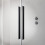 Drzwi wnękowe 160 Prawe Furo DWJ Brushed GunMetal Radaway (10107822-92-01R + 10110780-01-01)