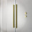 Drzwi wnękowe 110 Lewe Furo DWJ Brushed GunMetal Radaway (10107572-92-01L + 10110530-01-01)