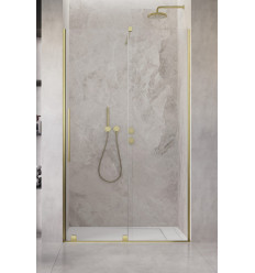 Drzwi wnękowe 110 Prawe Furo DWJ Brushed Gold Radaway (10107572-99-01R + 10110530-01-01)