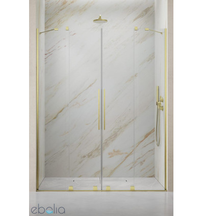 Drzwi wnękowe 160 Furo DWD Brushed Gold Radaway (10108438-99-01 + 10111392-01-01)