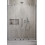 Drzwi wnękowe 150 Furo DWD Brushed GunMetal Radaway (10108413-92-01 + 10111367-01-01)