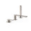 Bateria wannowa trzyotworowa stal Loft-Tres (20016203AC)