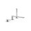 Bateria wannowa trzyotworowa chrom Loft-Tres (20016201)