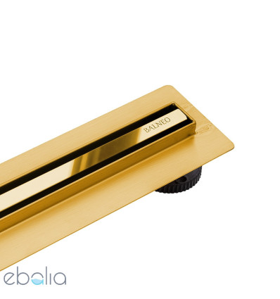 Odpływ liniowy Slim & Low Proline Mirror Gold Balneo