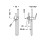 Bateria bidetowa podtynkowa chrom Fuji Tres (28112301)