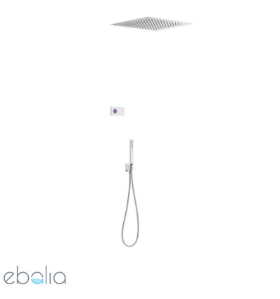 Zestaw elektronicznej baterii termostatycznej podtynkowej 2-drożny chrom Shower Edition Tres (09286561)