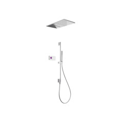 Zestaw elektronicznej baterii termostatycznej podtynkowej 3-drożny chrom Shower Tres (09286307)