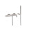 Bateria wannowo-prysznicowa stal Study Tres (26117001AC)