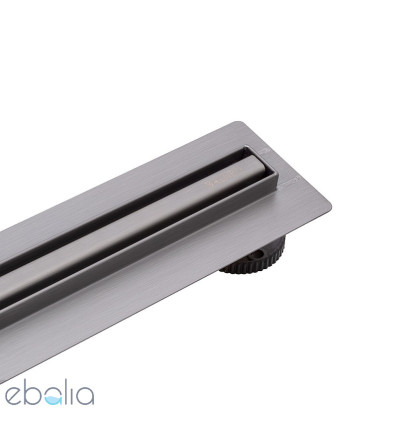 Odpływ liniowy Slim & Low Proline Gun Metal Balneo