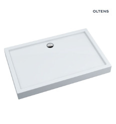 Brodzik 120x80 cm prostokątny akrylowy biały Vindel Oltens (15009000)