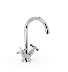 Bateria dwuuchwytowa umywalkowa chrom Clasic Tres (24210901)