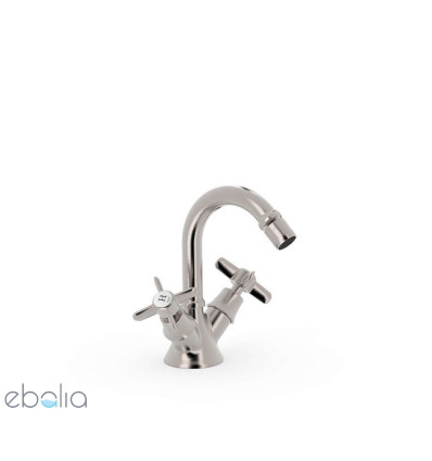 Bateria bidetowa stal Clasic Tres (24212201AC)