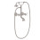 Bateria wannowa stal Clasic Tres (24217601AC)