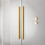 Drzwi wnękowe 100 Prawe Furo SL Gold DWJ Radaway (10307522-09-01R + 10110480-01-01)