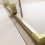 Drzwi wnękowe 120 Lewe Furo SL Brushed Gold DWJ Radaway (10307622-99-01L + 10110580-01-01)