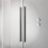 Drzwi wnękowe 110 Prawe Furo SL Brushed Nickel DWJ Radaway (10307572-91-01R + 10110530-01-01)