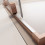 Drzwi wnękowe 90 Prawe Furo SL Brushed Copper DWJ Radaway (10307472-93-01R + 10110430-01-01)