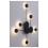 Lampa ścienna Amadeo Black Rabalux (6260)
